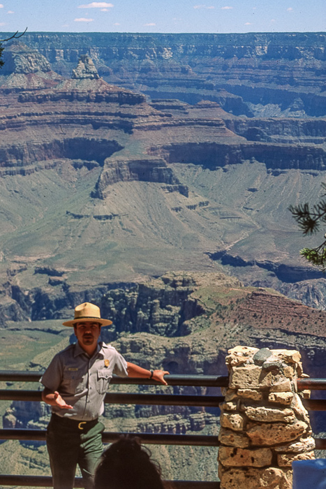 Ranger at the Grand Canyon