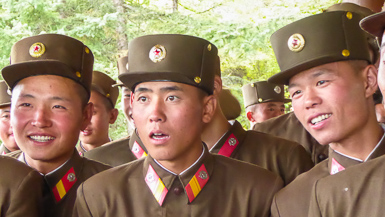 North Korean conscripts