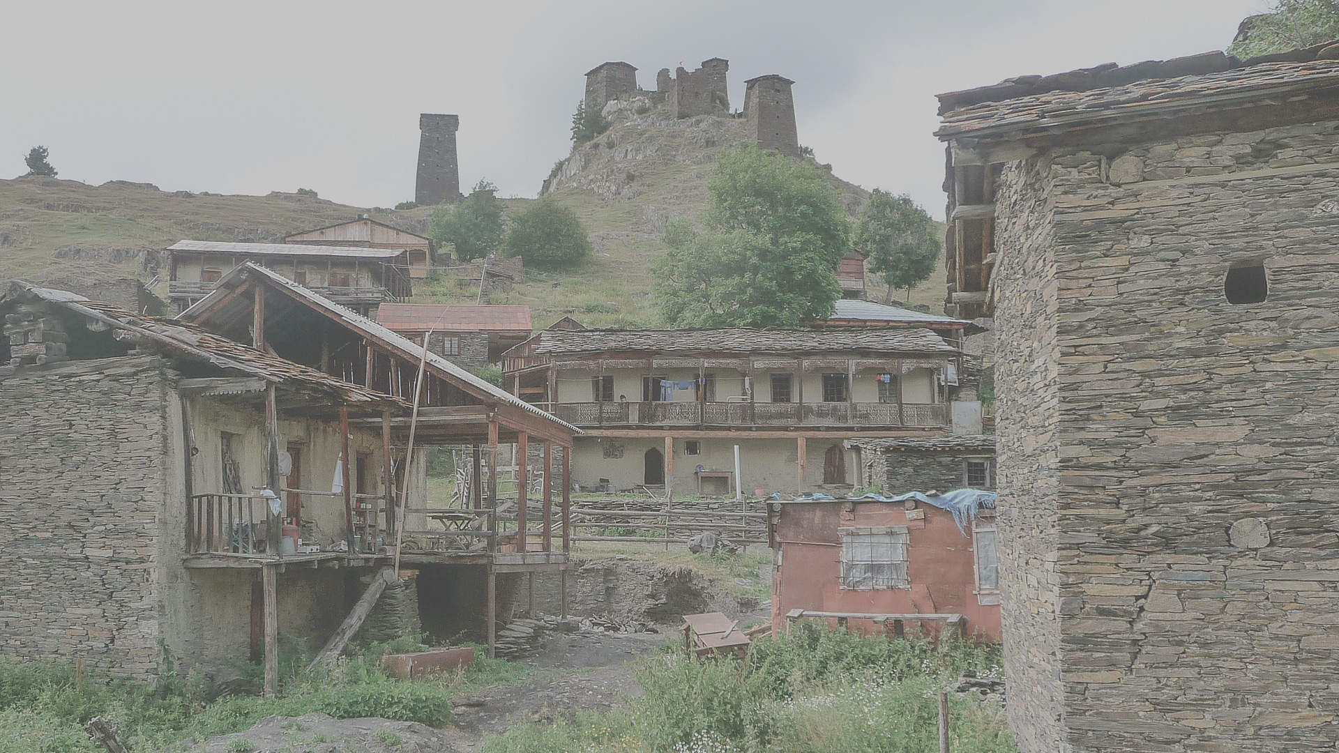 Tusheti viallage and castle