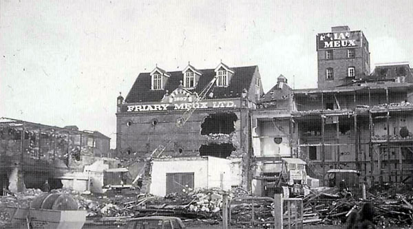Friary brewery demolition